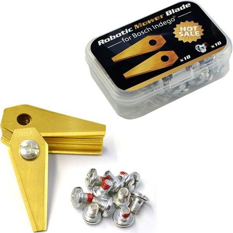 Lames Titanium Rechange Tondeuse Robot 30 Pièces Compatible Bosch S400 S350 S500 (1/4)