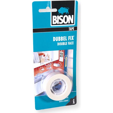 Bison 1799000104 1493044 2-zijdig Plakband Wit