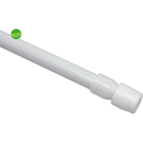 Bastone metallo a pressione Cintacor lunghezza 30 cm per finestrecolore bianco