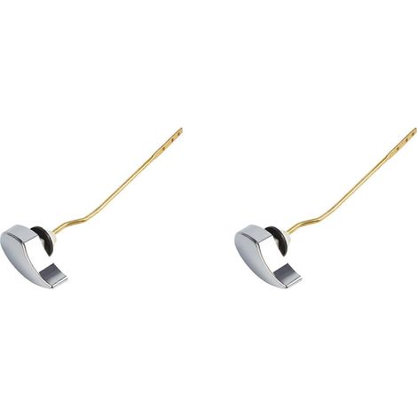 Lot de 2 Toilet réservoir Flush Levier de rechange pour Toto THU068CP Trip Levier pour St743S, Molidan latéral support de fixation Toilet réservoir (1/5)