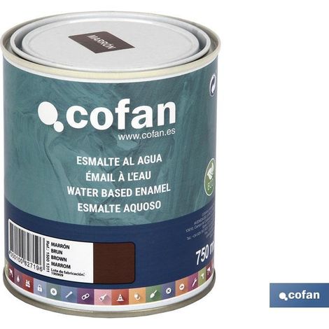 Smalto all'acqua (750 Ml) Marrone Lucido