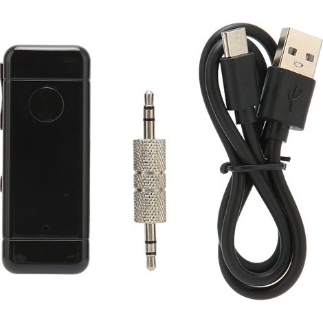 Récepteur Bluetooth 5.0 Voiture avec Réduction de Bruit, Streaming Audio et Appels Mains Libres, Adaptateur BT AUX (1/5)