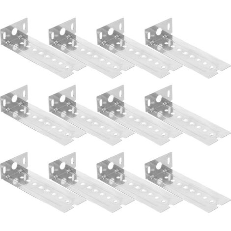 Kisangel Lot de 12 supports coulissants blancs pour clavier avec kit à (1/5)
