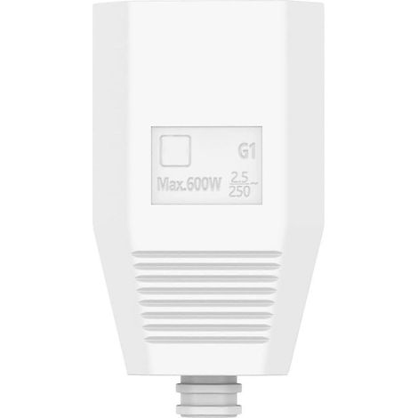 Connecteur plat de style européen, compatible avec les prises européennes, isolation élevée, facile à installer, connexion électrique efficace, 250 V 2,5 A, blanc. (1/5)
