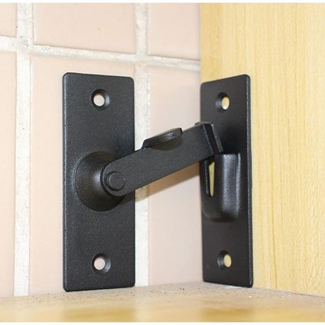 AIDUCHO 90°-Winkel-Türschloss aus Edelstahl, geeignet für Holzzäune, Türen, Fenster und Schiebetüren (1/5)