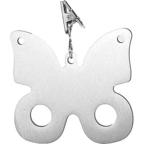 Pinzas multiusos de acero inoxidable para manteles, ideales para reuniones familiares, acampadas y picnics en el jardín. (1/5)