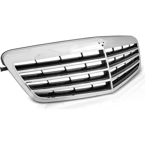 Grille calandre Mercedes classe E W212 de 2009 a 2013 chrome-27318144 (1/2)