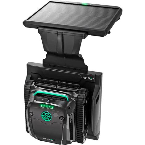 WYBOT E-TRON Solar Vision – Robot limpiafondos inalámbrico con carga solar y visión inteligente (1/2)