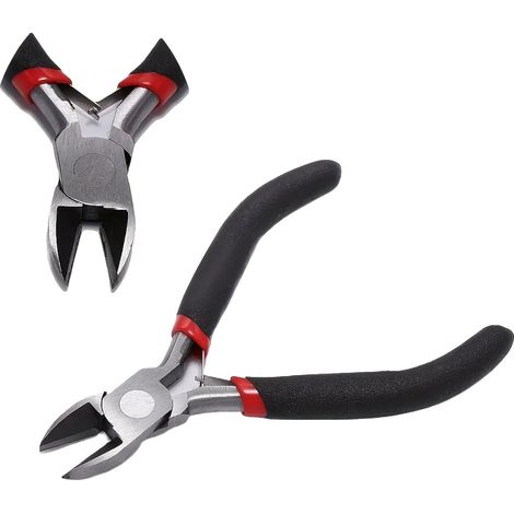 Pince à bijoux, pointes de précision, design ergonomique, Coupe diagonale (1/2)