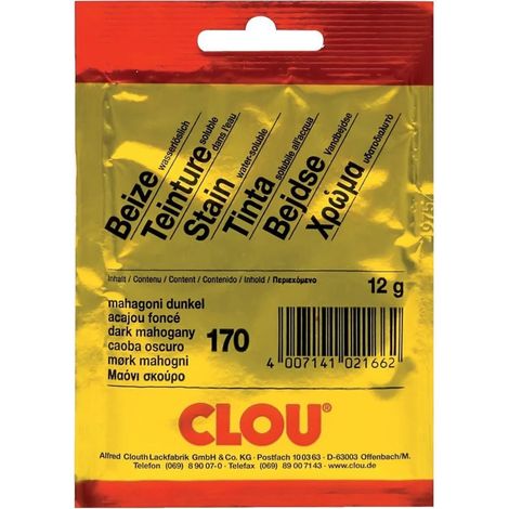 Clou Pulverbeize 12 g mahagoni dunkel Beizen (1/3)