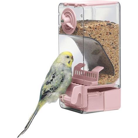 Vogelfutterhaus – Hängendes, sauberes Futterhaus – Nagetiersicher – Geeignet für Rotkehlchen und Nigersamen – Robust und zuverlässig – Zwei Futterkammern – Grün (1/5)