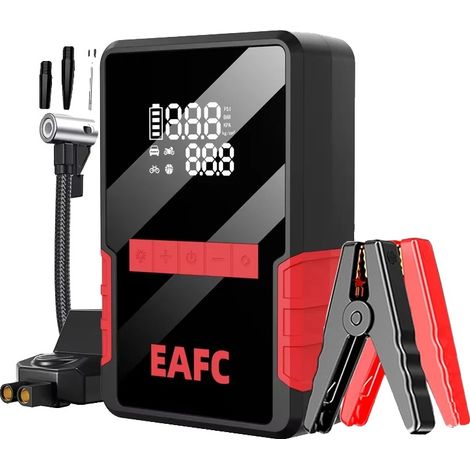 Démarreur, Compresseur d'air, Chargeur de batterie portable, 1200A intelligent 150psi (1/2)