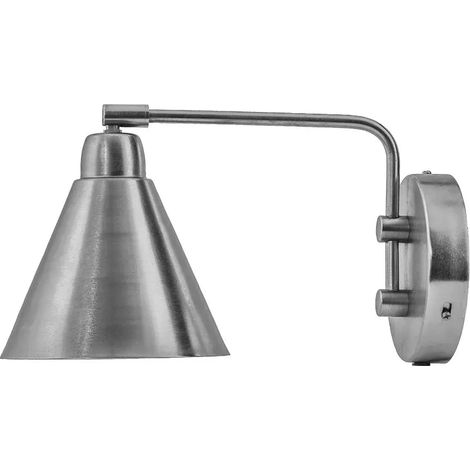 [NEUWERTIG] B-Ware House Doctor Wandleuchte Wandlampe Licht Lampe Silber Game L 30 Cm Gebürstet