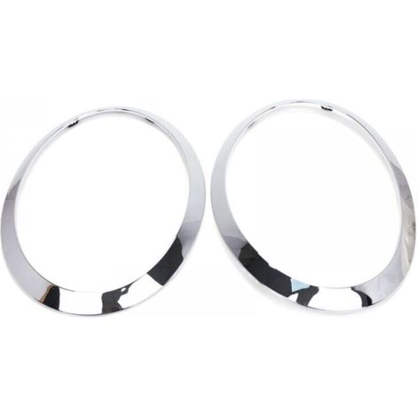 Anillo embellecedor de faro de repuesto, 2 piezas, para BMW MINI COOPER F55/F56/F57 2014-2021 OEM 51137300631, 51137300632, 51712355791, 51712355798 - Crezuo (1/4)