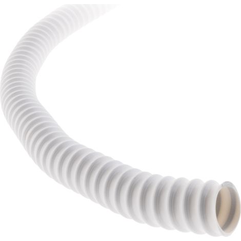 Tuyau évacuation condensats universel goulotte clim Ø16mm 30m - Blanc - Zenitech (1/2)