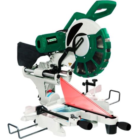 troncatrice radiale compa 305 x2-b con doppio indicatore laser 2.000 watt (1/6)