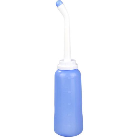 Bidet portable 500 ml, pulvérisateur de toilette portatif, bidet de voyage pour le nettoyage périnéal post-partum en extérieur (1/5)