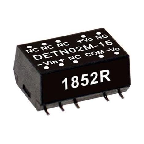 MEAN WELL DETN02M-05 MODULO CONVERTITORE DC DC 200 MA 2 W NUM. USCITE: 2 X