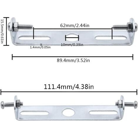 4 Pièces Plaque de Suspension pour Plafonnier 90mm pour Plaque de Montage Cache Base Monture pour Suspension Lustre Plafonnier Décoration de Plafond [Classe énergétique A+++]