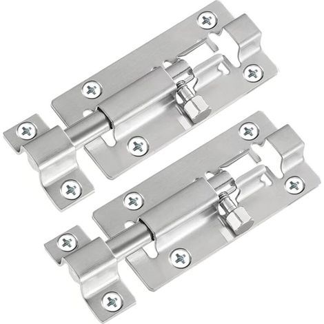 Satz mit 2 Zylinderriegeln, 7,6 cm dicke Schieberiegel (1/5)
