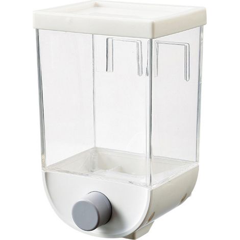 Dispensador cereales 1000ml montaje pared sin clavos – Para granola, frutos secos y arroz (1/5)