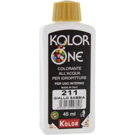 12 x COLORANTE KOLOR ONE 45 ML GIALLO SABBIA 211