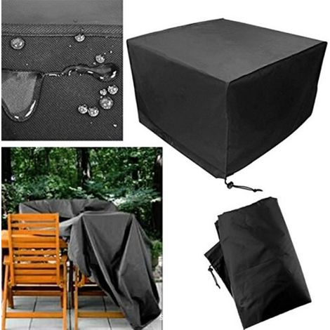 Wasserdichte Oxford-Schutzhülle für Gartenmöbel, Tischplane und Außenmöbel, Maße 213x132x74 cm.