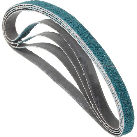 4 Bandes Abrasives 3/8 x 21 Pouces Zircone Pour Ponceuse A Bande (1/5)