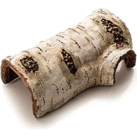 Cachette pour reptiles - grotte pour terrarium - aspect bois et écorce - décoration pour terrarium - couleur prune (1/5)
