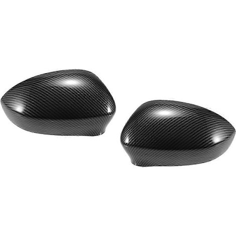 Coque de rétroviseur latéral en fibre de carbone pour Fiat 500 (1/4)