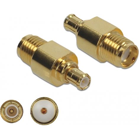 Delock Adaptador SMA hembra a MCX macho 10 GHz