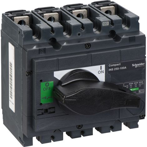 INS250 4P 100A R/Y INTERRUPTEUR SECTIONNEUR SCHNEIDER 31111 SWITCH (1/3)