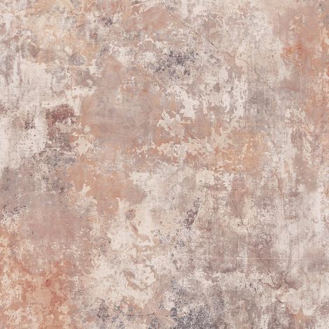 Plaster Blush Wallpaper Grandeco Industrial Concrete Effect Textured Vinyl Pink (1/2)