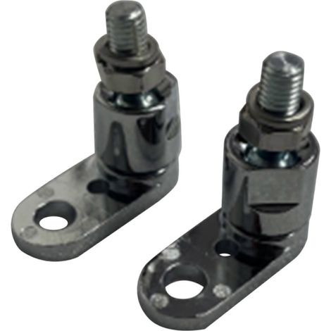 Supports de déport de clignotants pour Harley Sportster Dyna Fatboy Beakout 883 1200, rétroviseur vers le bas, code A2 (1/5)