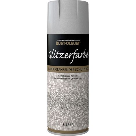 Rust-Oleum Glitzerfarbe Sprühlack 400 ml silber