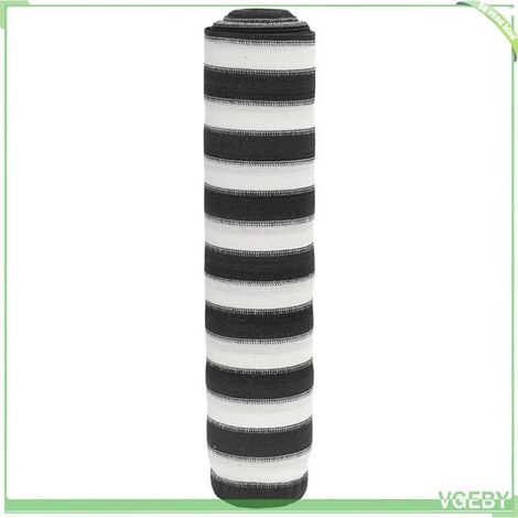 4003679 Filet brise-vue anthracite et blanc 1,5x50 m PEHD 150 g/m2 (1/5)