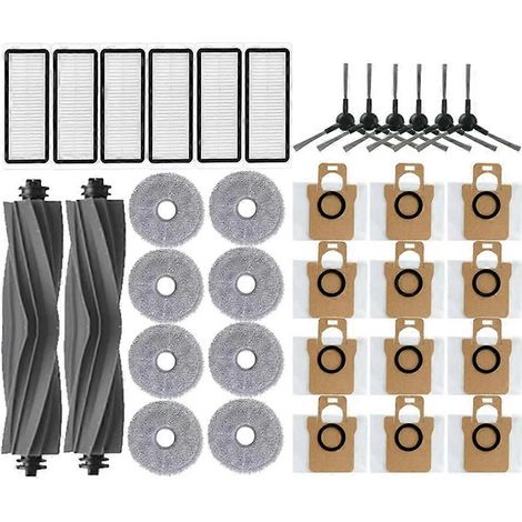 Ersatzteile und Verbrauchsmaterialien für die Saugroboter Dreame Bot L30 Ultra und L20 Ultra: HEPA-Filter, Reinigungstuch, Staubbeutel und Zubehör. (1/5)