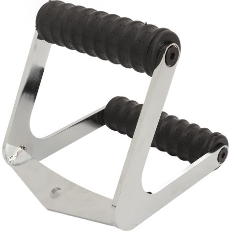 Poignée en V chromée pour rameur à tirage en V, accessoires pour appareil de musculation du haut du corps à domicile. (1/5)