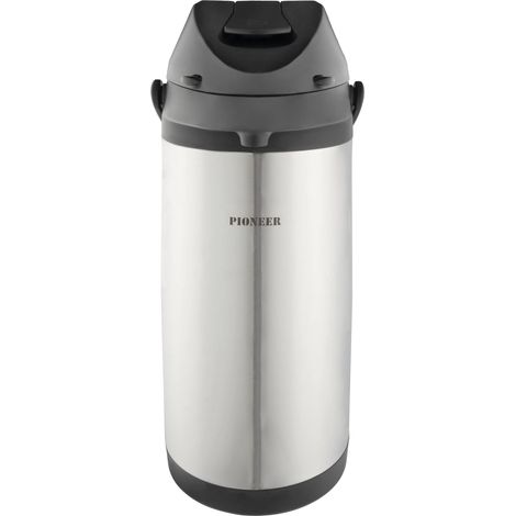 Pioneer Thermos da 5,0 litri in acciaio inossidabile con leva, flacone a tenuta stagna per bevande calde e fredde, distributore di bevande con pompa facile da usare per eventi (1/5)