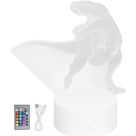 RGB Lampe à intensité variable 16 couleurs 4 Modes veilleuse tactile avec télécommande éclairage décoratif d'intérieur (1/5)