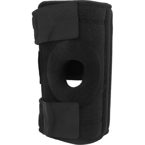 4 Ressorts Genouillère Perforée Respirante Protection Anti-Choc Noire (1/5)