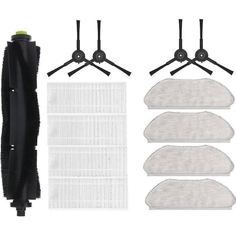 13-teiliges Set Haupt- und Seitenbürsten-Wischtücher mit HEPA-Filter für 360 X100 / X100max (1/4)