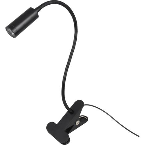 INOOMP Lampe LED à Pince 3w en Aluminium et Fer Bras Flexible (1/5)