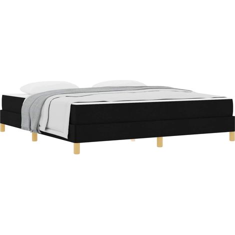 Maison Exclusive - Boxspringbett mit Matratze Schwarz 180 x 200 c (1/5)