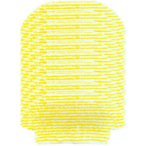 Lingettes de nettoyage en microfibre pour aspirateur Karcher RCV3, 10 pièces (10 pièces) (1/5)