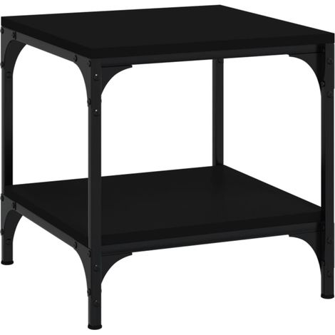 Table d'appoint Noir 40x40x40 cm Bois d'ingénierie