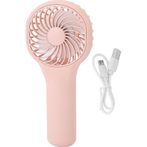 Portable 3-speed fan, high speed, quiet, battery operated, mini for the beach, travel and camping (1/5)
