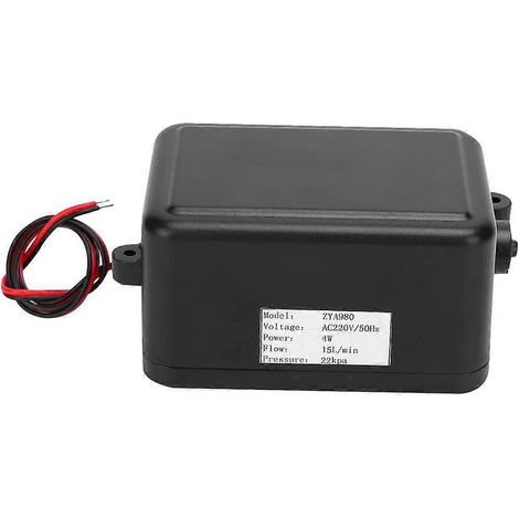 Pompe à air haute performance ZYA980 4W mini pompe de gonflage en plastique technique AC220V 50Hz (ZYA980-15) (1/4)