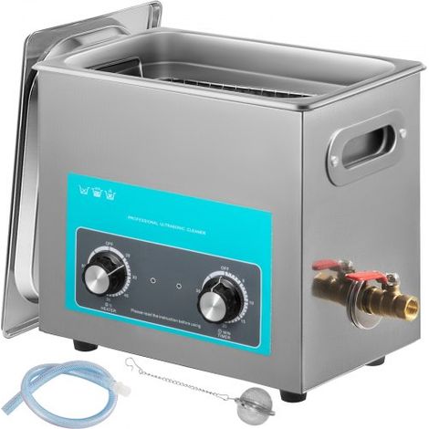 Nettoyeur à Ultrasons Professionnel 6 L Bac Ultrasons avec (1/5)