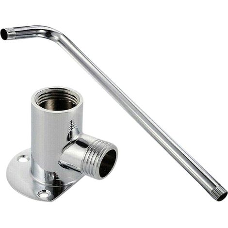 Bras de pommeau de douche en acier inoxydable, bras inférieur de pommeau de douche monté (1/5)